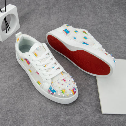 Men's Breathable Rivet Canvas Shoes