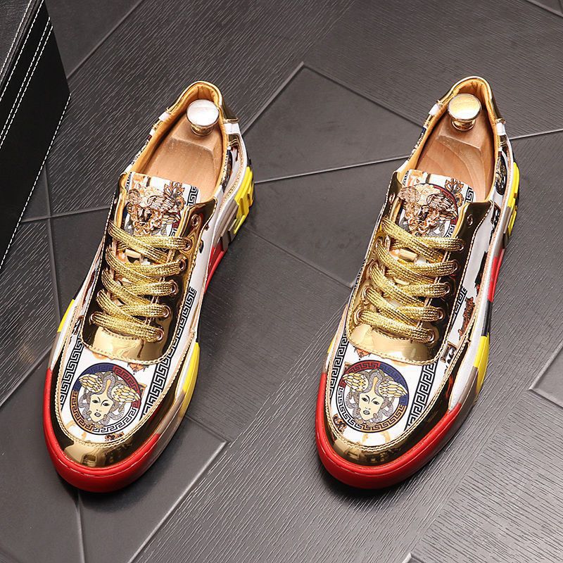 Men's Printed Colorful Fashionable Sneakers