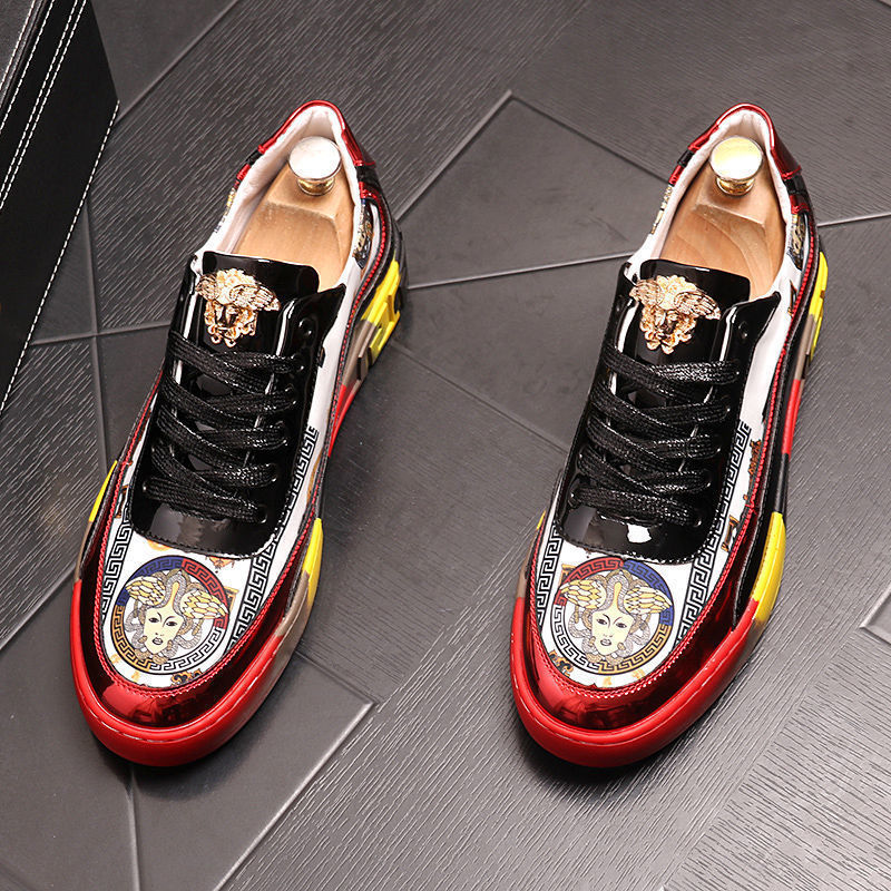 Men's Printed Colorful Fashionable Sneakers