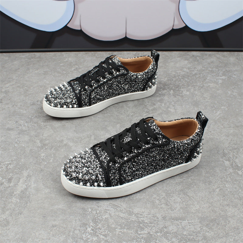 Men's Rivet Casual Skate Shoes