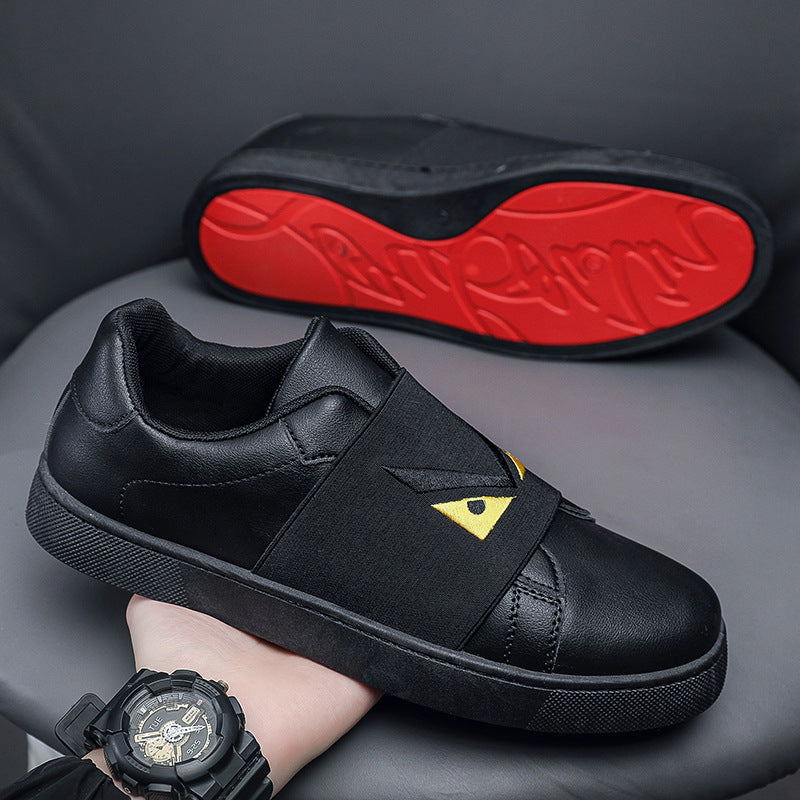 Men's Red-Soled Little Monster Breathable Skate Shoes