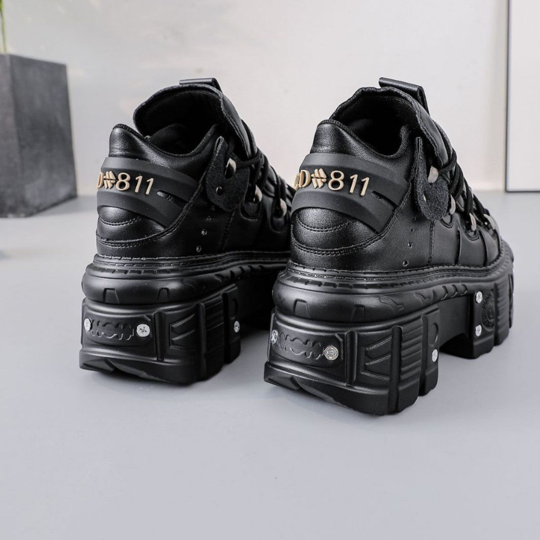 Men's Heavy Metal Personality Gothic-Style Platform Shoes