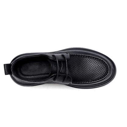 Men's Genuine Leather Hollow-Out Leather Shoes
