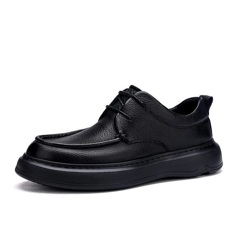 Men's Genuine Leather Hollow-Out Leather Shoes