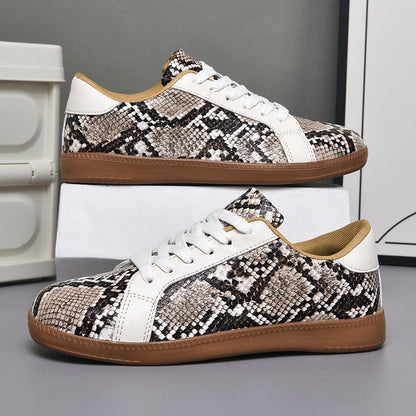 Lightweight Youth Stylish Sneakers | Snake Skin Pattern