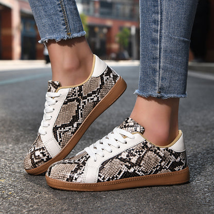 Lightweight Youth Stylish Sneakers | Snake Skin Pattern