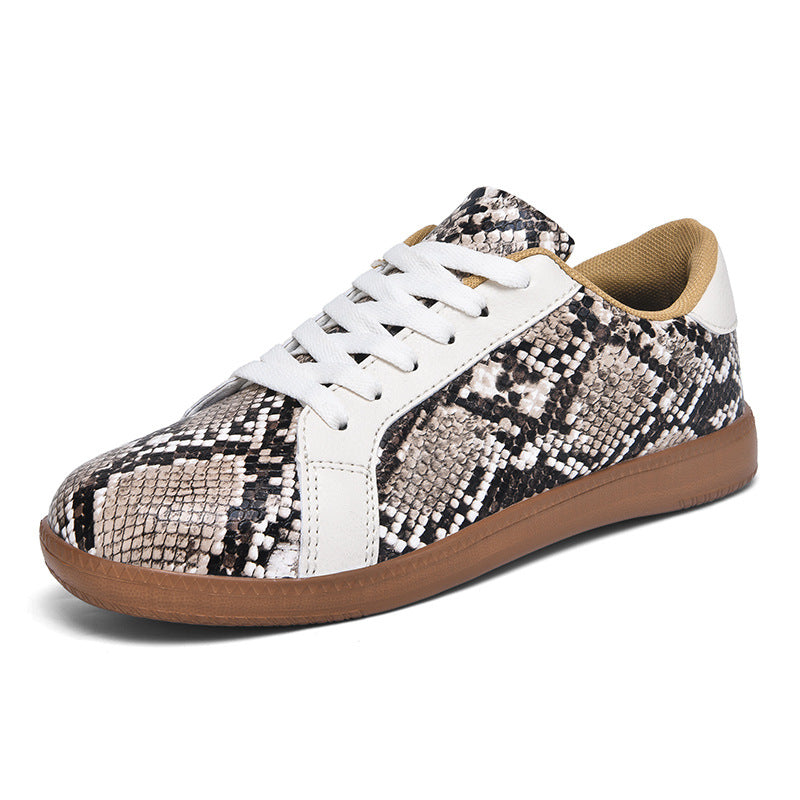 Lightweight Youth Stylish Sneakers | Snake Skin Pattern