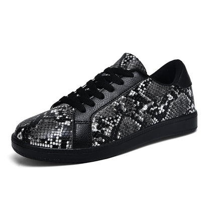 Lightweight Youth Stylish Sneakers | Snake Skin Pattern