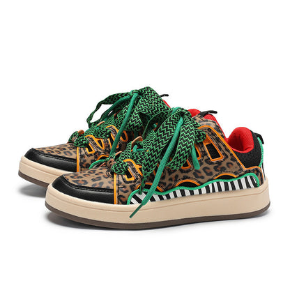 Men's Leopard & Zebra Print Fashion Sneakers