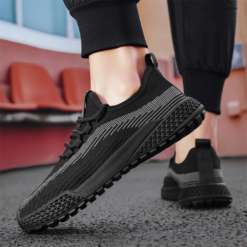 Men's Breathable Flyknit Mesh Casual Shoes