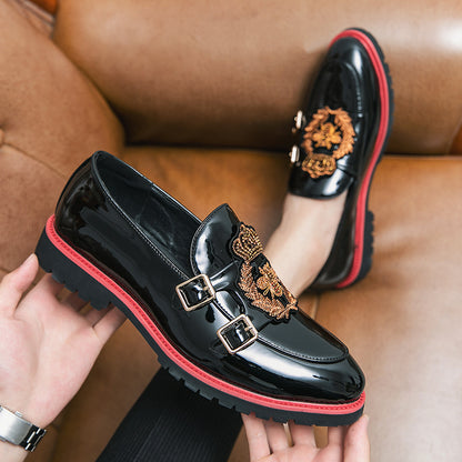 Men's British-Style Slip-On Trendy Leather Shoes