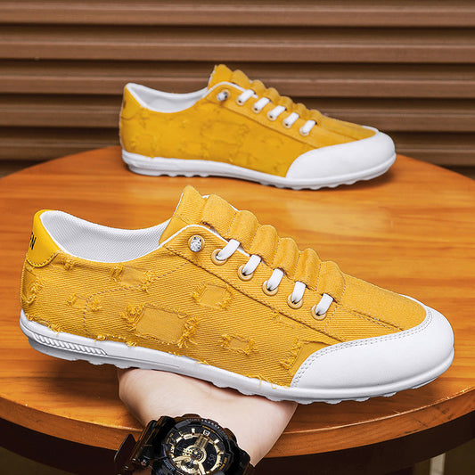 Men's Breathable Denim Anti-Slip Sneakers