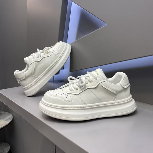 Men's Chunky Two-Tone White Sneakers