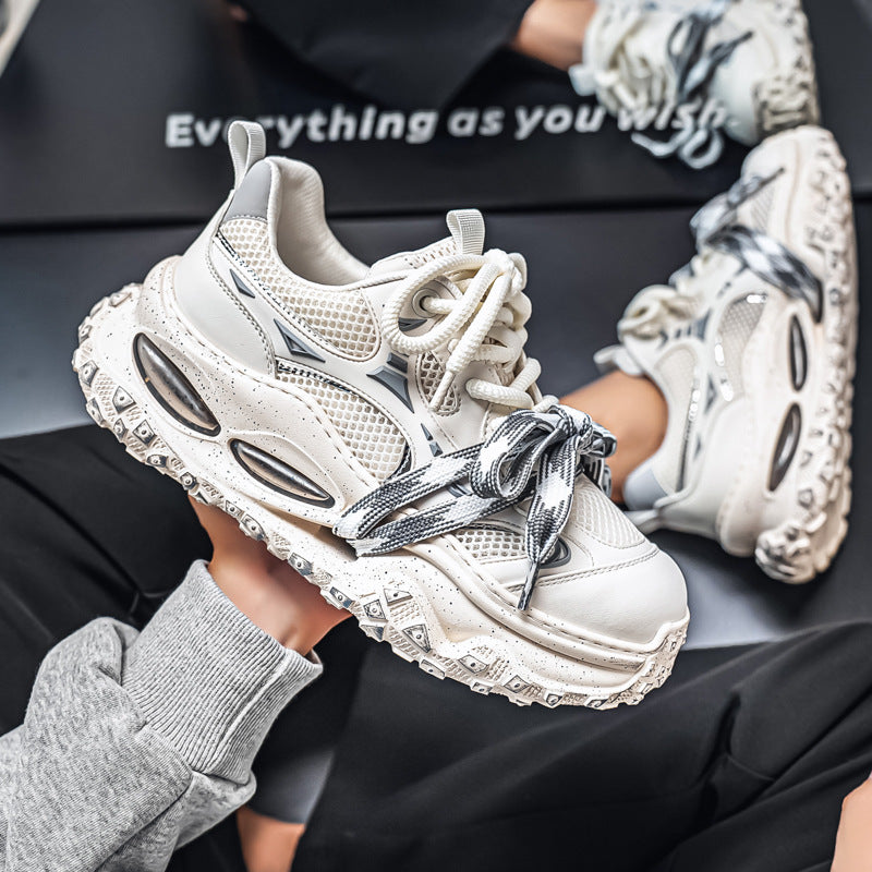 Men's Designer Air-Cushioned Inkjet Strap Shoes