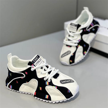 Men's Autumn Niche Glitch Print Shoe