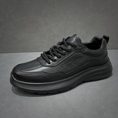 Men's Genuine Leather Casual Soft-Soled Sneakers