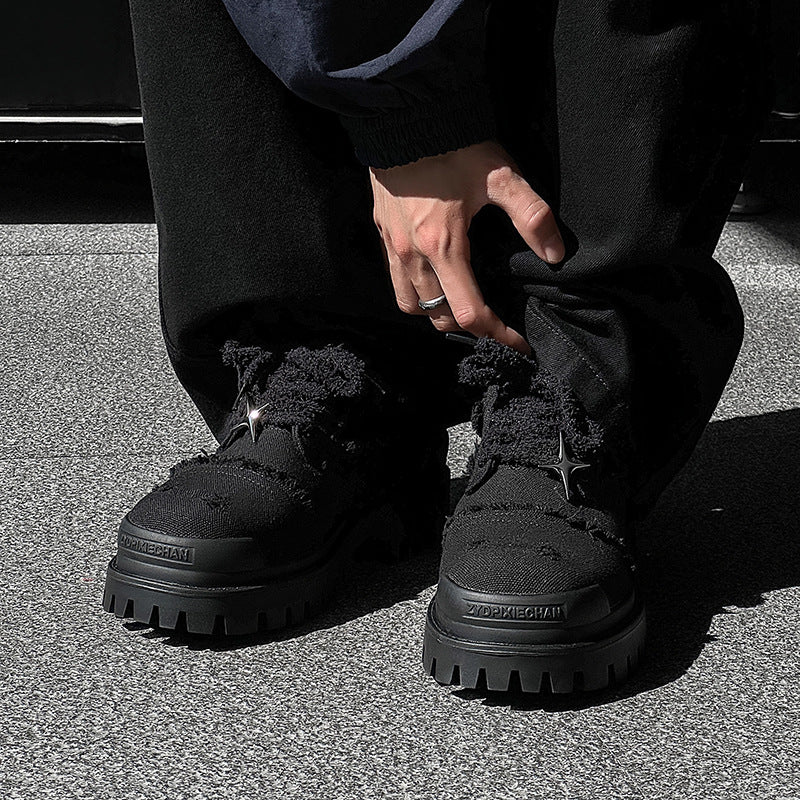 Men's Customizable DIY-friendly British Style Sneakers