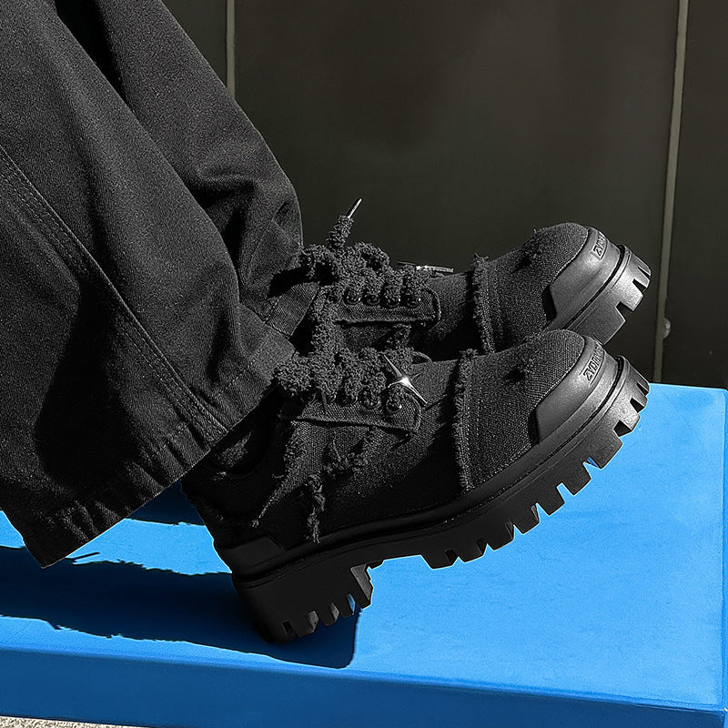 Men's Customizable DIY-friendly British Style Sneakers