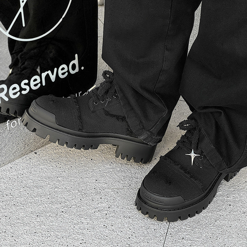 Men's Customizable DIY-friendly British Style Sneakers