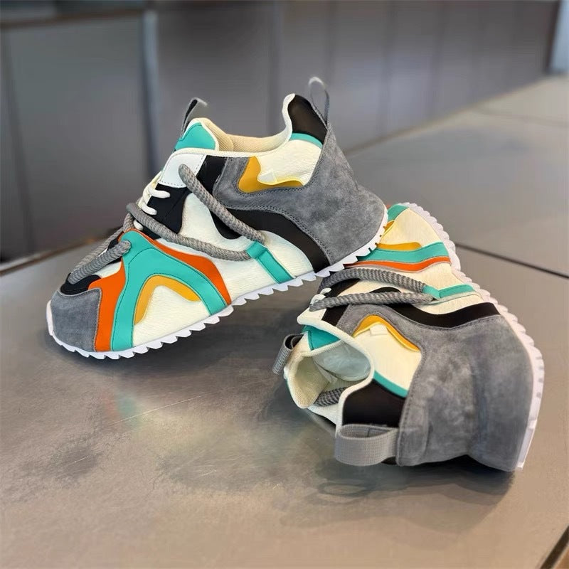 Men's Color-Block Trendy Comfortable Sneakers