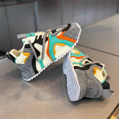 Men's Color-Block Trendy Comfortable Sneakers