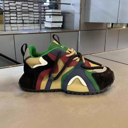 Men's Color-Block Trendy Comfortable Sneakers