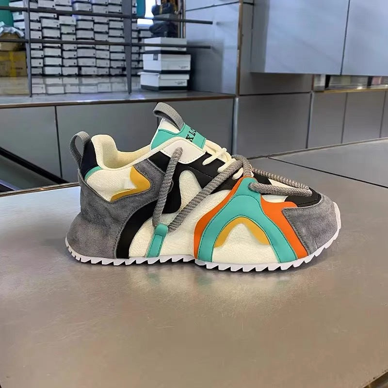 Men's Color-Block Trendy Comfortable Sneakers