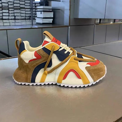 Men's Color-Block Trendy Comfortable Sneakers