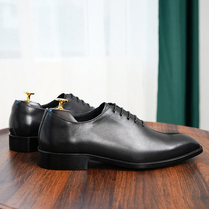 Men's Textured Handcrafted Oxford Shoes