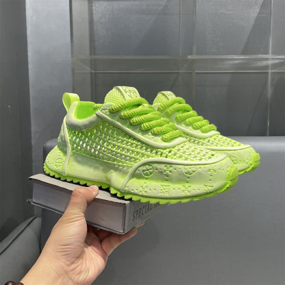 Men's Hollow-Out Embossed Trendy Sneakers