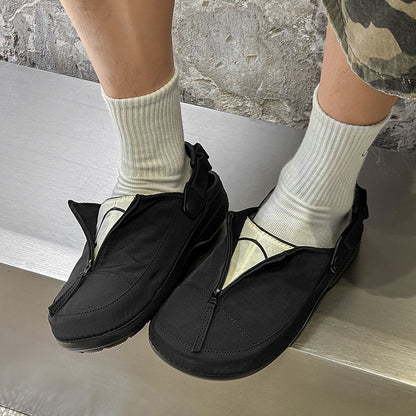 Men's Waterproof Zippered Toe-Covered Mules