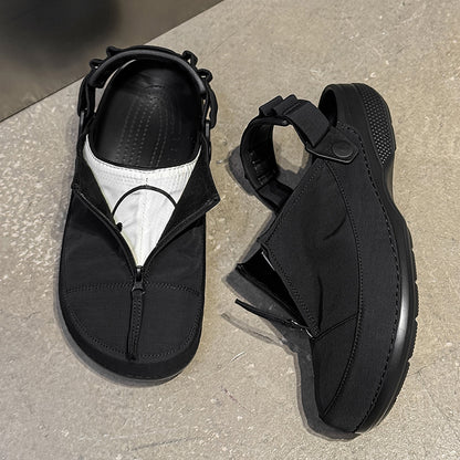 Men's Waterproof Zippered Toe-Covered Mules