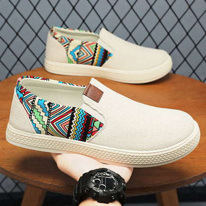 Men's Slip-On Soft-Soled Printed Shoes