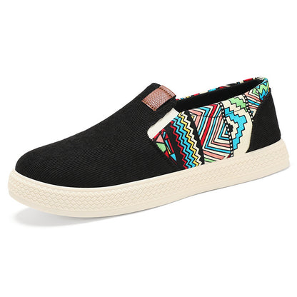 Men's Slip-On Soft-Soled Printed Shoes