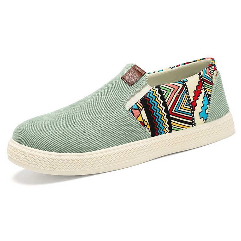 Men's Slip-On Soft-Soled Printed Shoes