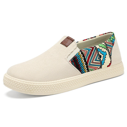 Men's Slip-On Soft-Soled Printed Shoes