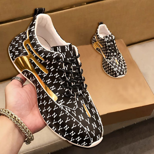 Men's Trendy Letter-Printed Soft-Soled Shoes