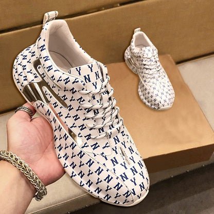 Men's Trendy Letter-Printed Soft-Soled Shoes