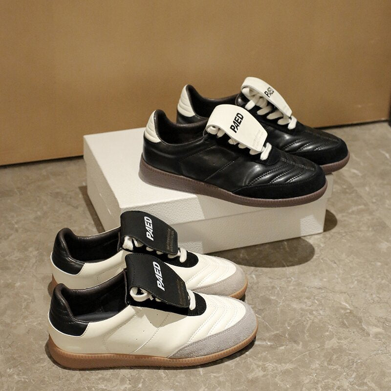 Women's Retro Flip-Top German Training Shoes