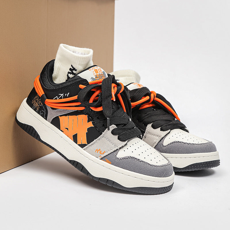 Men's Color-Blocked Casual Sneakers