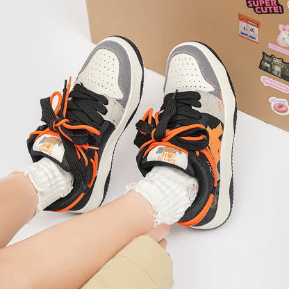 Men's Color-Blocked Casual Sneakers