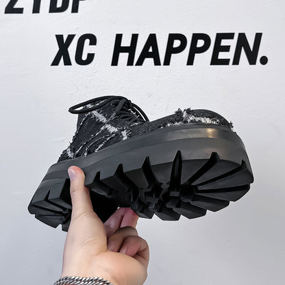 Men's Trendy Distressed-Style Martin Boots