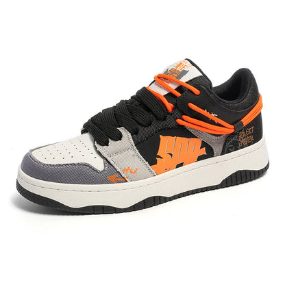 Men's Color-Blocked Casual Sneakers