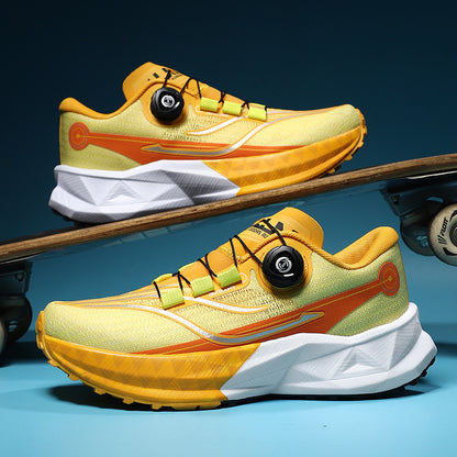 Men's Mesh High-Elastic Shock-Absorbing Dial Sneakers