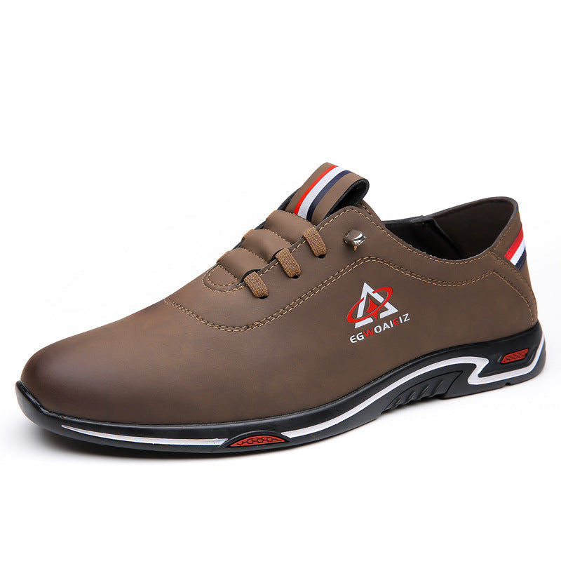 Men's Soft-Soled & Soft-Upper Slip-On Leather Shoes