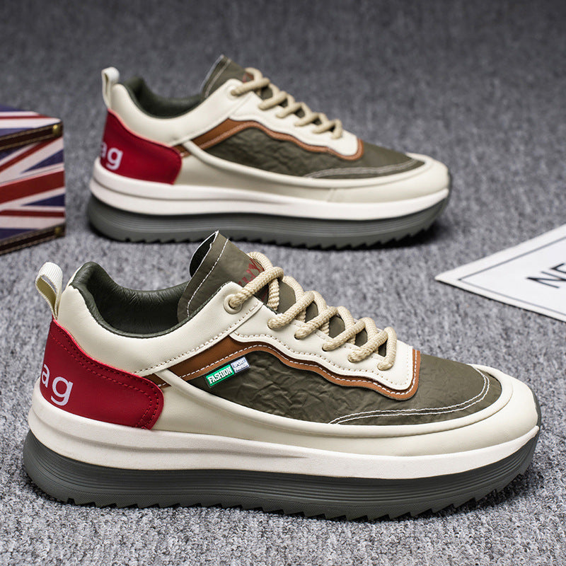 Men's Waterproof Leather Casual Sneakers