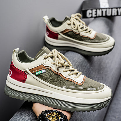 Men's Waterproof Leather Casual Sneakers