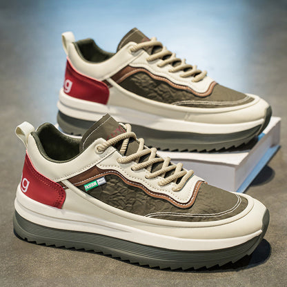 Men's Waterproof Leather Casual Sneakers