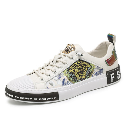 Men's Printed Trendy Sneakers