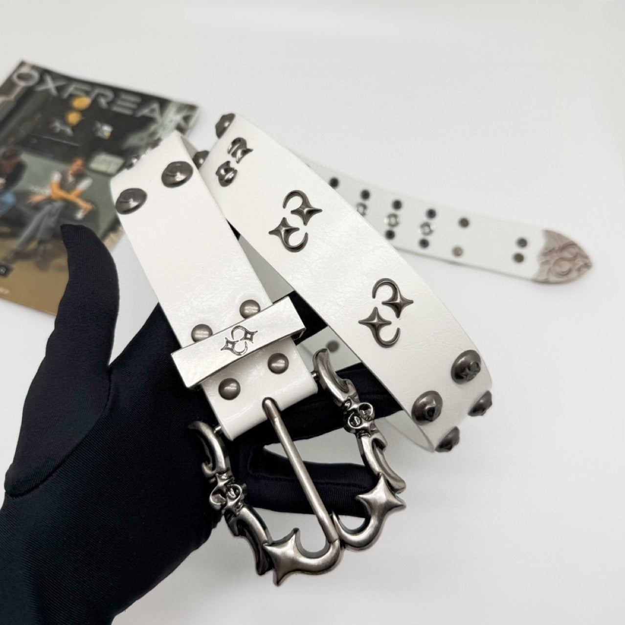 Punk Hip-Hop Studded Metal Belt